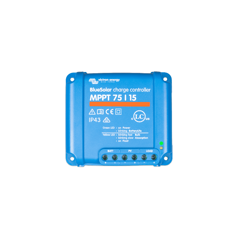 Régulateur solaire MPPT 15A 12V/24V Victron Bluesolar 75/15 Régulateur solaire MPPT 15A 12V/24V Victron Bluesolar 75/15