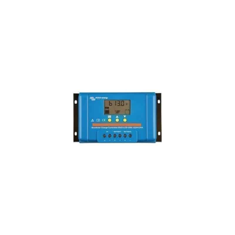 Régulateur solaire PWM 20A 12V/24V Victron Bluesolar Duo 2 sorties batteries Régulateur solaire PWM 20A 12V/24V Victron Bluesolar Duo 2 sorties batteries