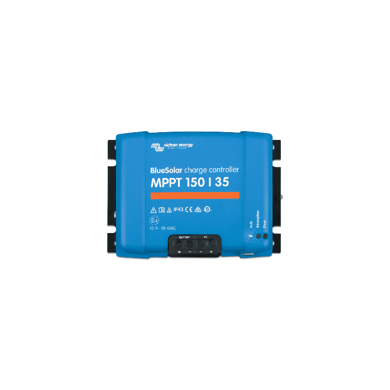 Régulateur solaire MPPT 35A 12V/24V/48V Victron Bluesolar 150/35 Régulateur solaire MPPT 35A 12V/24V/48V Victron Bluesolar 150/35