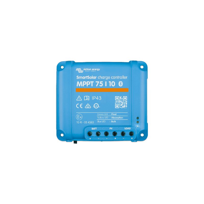 Régulateur solaire MPPT 10A 12V/24V Victron SmartSolar 75/10 Régulateur solaire MPPT 10A 12V/24V Victron SmartSolar 75/10