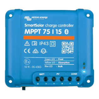 Régulateur solaire MPPT 15A 12V/24V Victron SmartSolar 75/15
