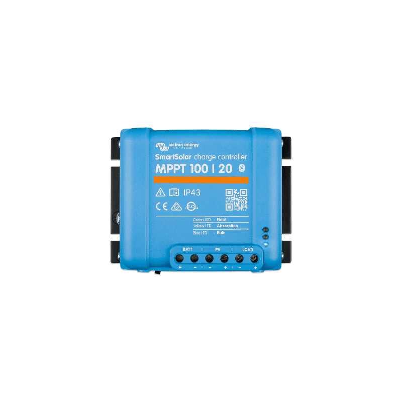 Régulateur solaire MPPT 20A 12V/24V/48V Victron SmartSolar 100/20 Régulateur solaire MPPT 20A 12V/24V/48V Victron SmartSolar 100/20