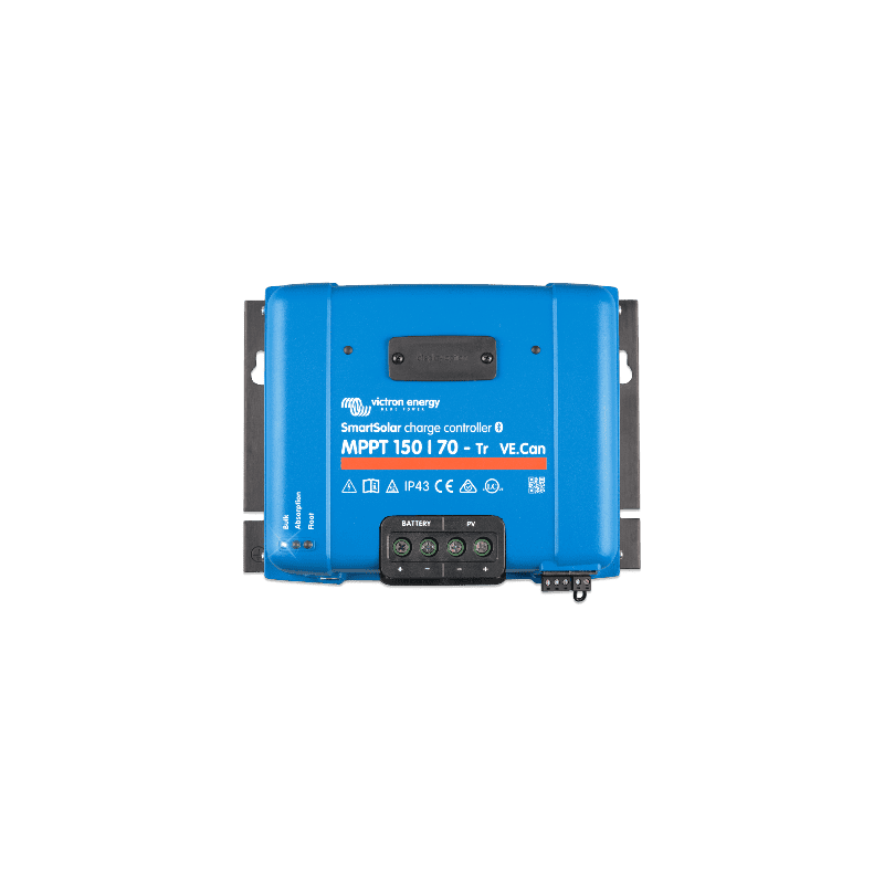 Régulateur solaire MPPT 70A 12V/24V/48V VE.Can Victron SmartSolar 150/70-Tr