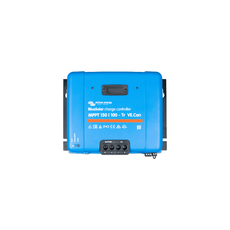 Régulateur solaire MPPT 100A 12V/24V/48V VE.Can Victron Bluesolar 150/100-Tr Régulateur solaire MPPT 100A 12V/24V/48V VE.Can Victron Bluesolar 150/100-Tr
