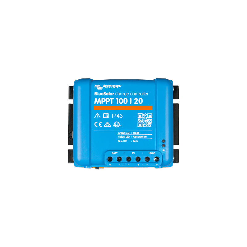 Régulateur solaire MPPT 20A 12V/24V/48V Victron Bluesolar 100/20 Régulateur solaire MPPT 20A 12V/24V/48V Victron Bluesolar 100/20