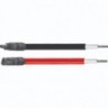 Unicable solaire 2X5 - 6MM2 - rouge et noir