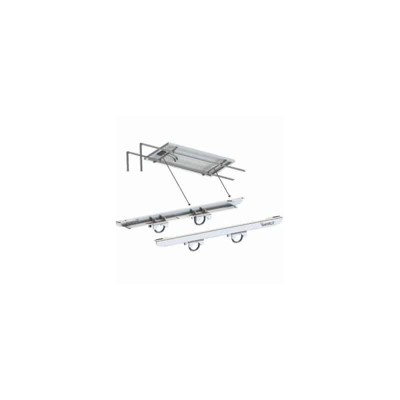 Support nautisme spécial portique pour panneau solaire 100WP