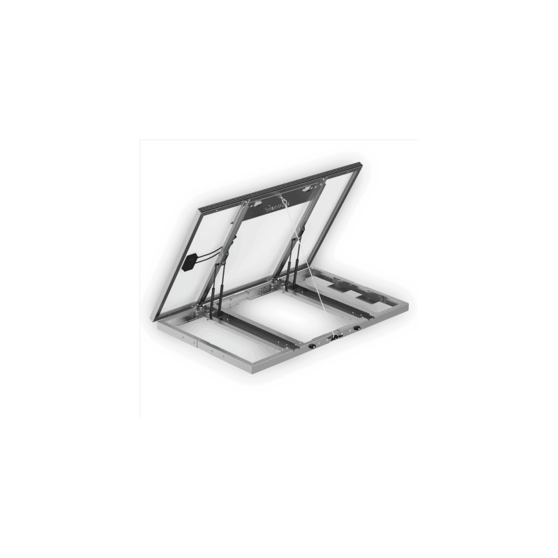 Support inclinable special camping car Uniteck pour panneau solaire 300W