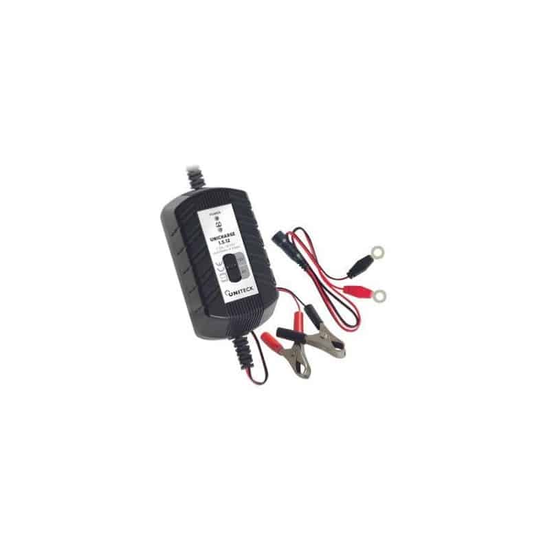 Chargeur batterie 6/12V 1,5A Uniteck Chargeur batterie 6/12V 1,5A Uniteck