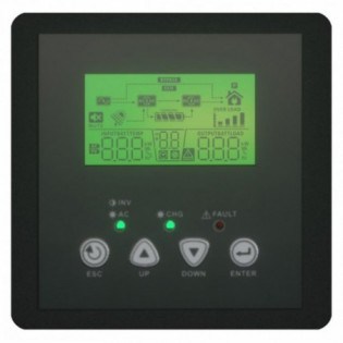 Onduleur hybride 5kVA 24V-230V MPPT 80A Effekta