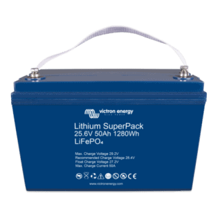 Batterie Lithium 50Ah 24V Superpack Victron Bms intégré