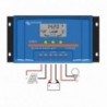 Régulateur PWM 10A 12/24V USB LCD Victron Bluesolar