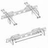Support de fixation Uniteck panneau solaire 10-30W