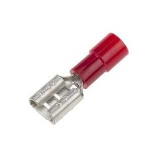 Cosse Faston isolée rouge