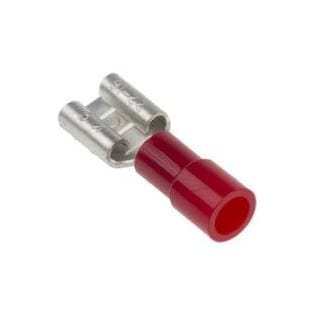 Cosse Faston isolée rouge