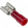 Cosse Faston isolée rouge