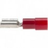 Cosse Faston isolée rouge