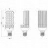 Ampoule LED pour lampadaire 28w