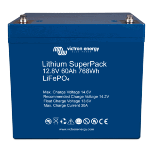 Batterie Lithium 60Ah 12V Superpack Victron Bms intégré