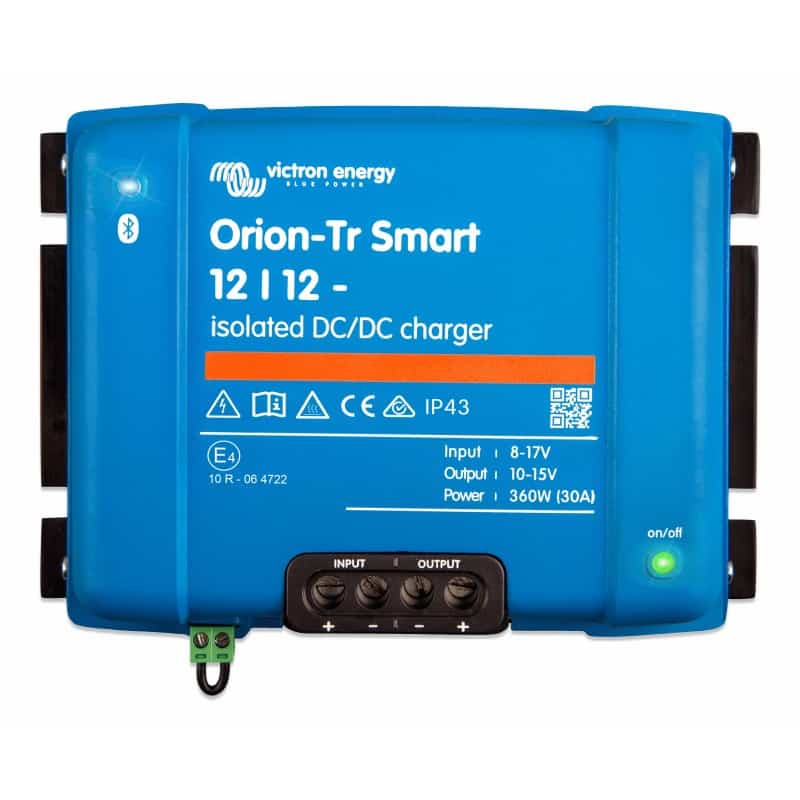 Convertisseur Orion-Tr Smart 12/12V 18A isolé DC-DC (220W) Convertisseur Orion-Tr Smart 12/12V 18A isolé DC-DC (220W)
