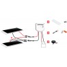 Kit solaire 240W 12V 2 panneau back-contact camping-car  Uniteck