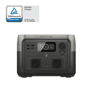 Kit station de charge portable 600W - 512Wh Ecoflow River Max 2 avec panneau solaire pliable 160W