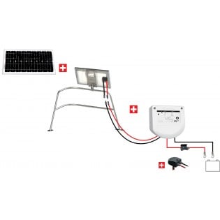 Kit solaire bateau 20W 12V Uniteck