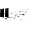 Kit solaire bateau 240W 12V back-contact Uniteck