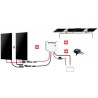 Kit solaire bateau 300W 12V MPPT back-contact inclinable Uniteck