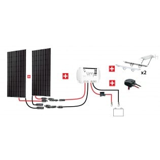 Kit solaire bateau 600W 12V Uniteck