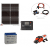 Kit pompe solaire 12V pour bassin ou irrigation Seaflo 5L/min
