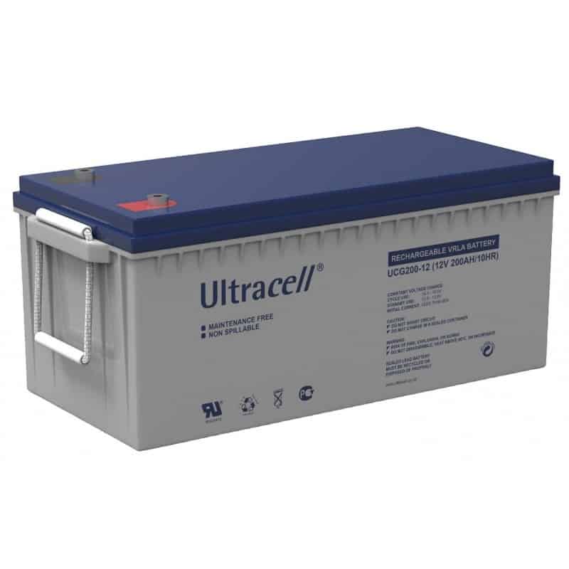 Batterie solaire GEL 200Ah 12V Ultracell Batterie solaire GEL 200Ah 12V Ultracell
