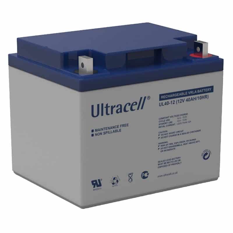 Batterie AGM 40Ah 12V Ultracell Batterie AGM 40Ah 12V Ultracell