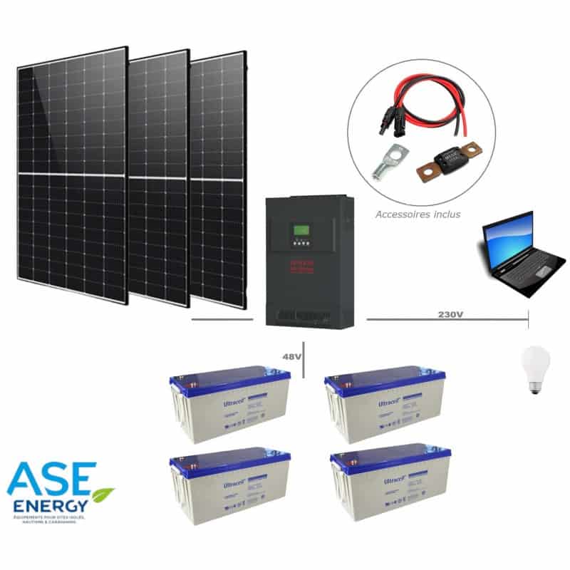 Kit solaire autonome 1275W 48V-230V easyconnect Kit solaire autonome 1275W 48V-230V easyconnect