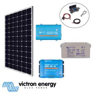 Kit solaire 305W 12V 230V Victron pour site autonome