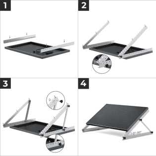 Support de montage inclinable 100W Ecoflow