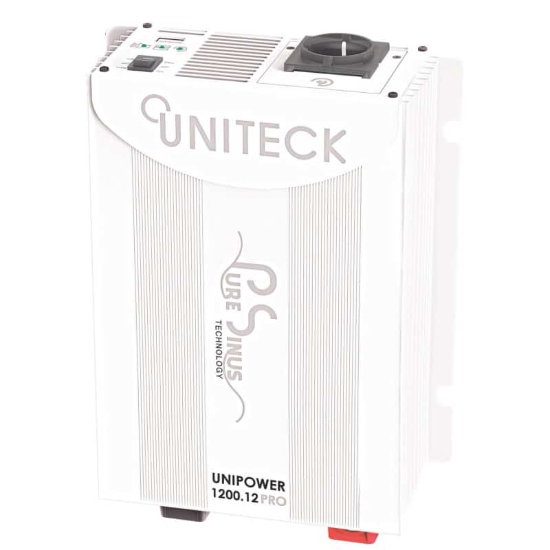 Transformateur / Convertisseur de tension Pur Sinus 1200W 12/24V-230V Uniteck Transformateur / Convertisseur de tension Pur Sinus 1200W 12/24V-230V Uniteck