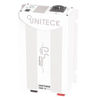 Transformateur / Convertisseur de tension Pur Sinus 1800W 12/24V-230V Uniteck