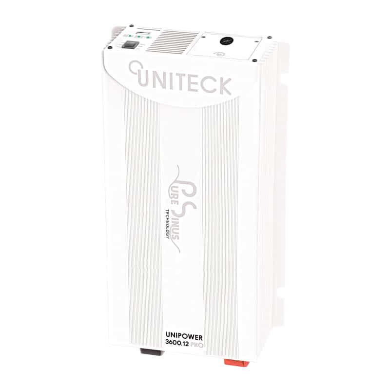 Transformateur / Convertisseur de tension Pur Sinus 3600W 12/24V-230V Uniteck