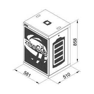 Armoire rack 16U batteries Pylontech