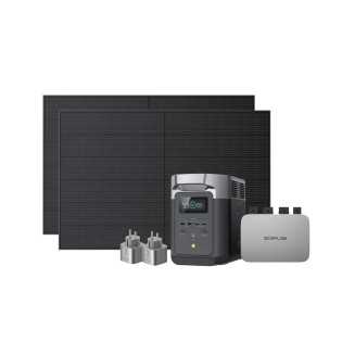 Kit solaire 800W pour balcon avec stockage EcoFlow PowerStream