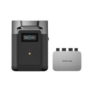 Kit solaire 800W pour balcon avec stockage EcoFlow PowerStream