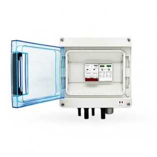 Coffret de protection photovoltaïque DC - 2 lignes - 1000Vdc 40A
