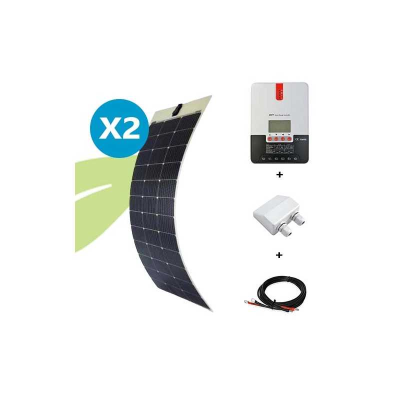 Kit solaire flexible 290W 12V-24V van / camping-car / bateau Kit solaire flexible 290W 12V-24V van / camping-car / bateau