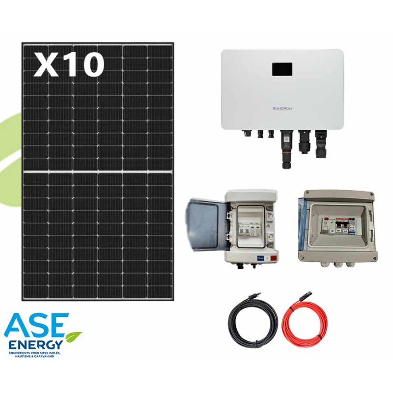 Kit solaire autoconsommation 4250W onduleur central Sungrow Kit solaire autoconsommation 4250W onduleur central Sungrow
