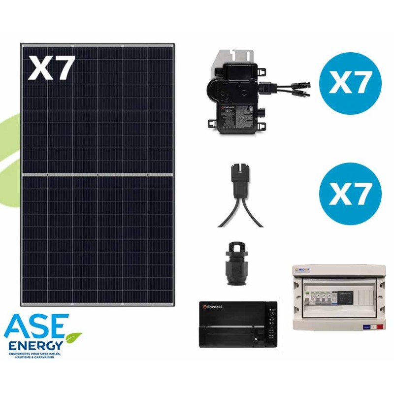 Kit Solaire autoconsommation 2975W Enphase Kit Solaire autoconsommation 2975W Enphase