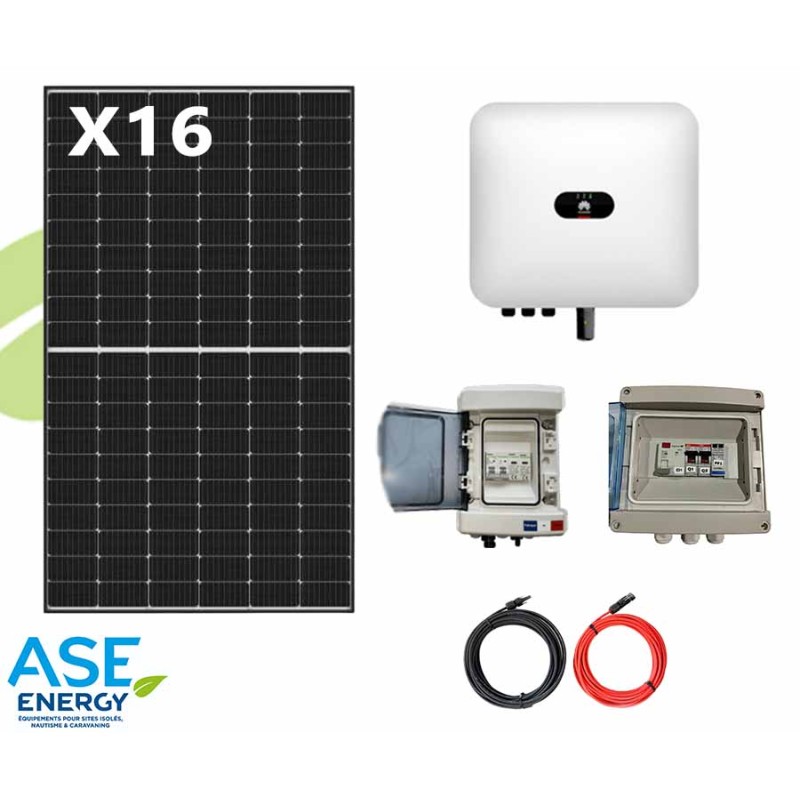 Kit solaire autoconsommation 6800W onduleur central Huawei