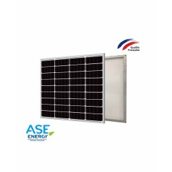 Panneau solaire 50W 12V monocristallin
