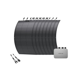 Kit solaire flexible 400W pour balcon EcoFlow PowerStream