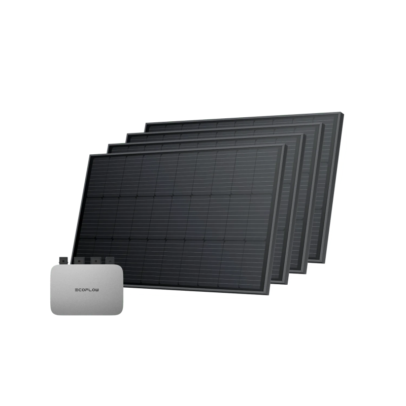 Kit solaire 400W pour balcon EcoFlow PowerStream Kit solaire 400W pour balcon EcoFlow PowerStream